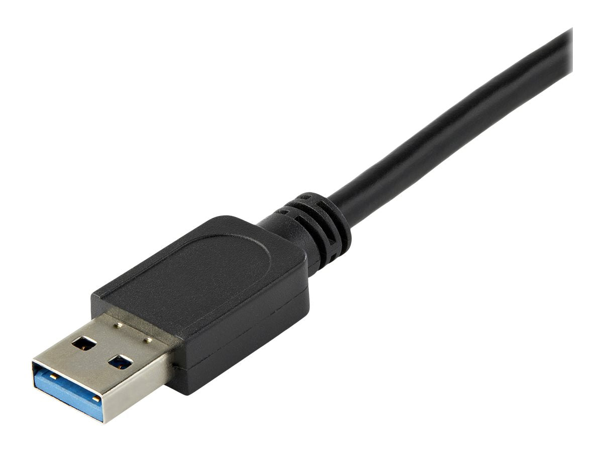 StarTech.com Adaptador Gráfico Externo Multi Monitor USB 3.0 a HDMI HD Certificado DisplayLink para Mac y PC - Tarjeta Gráfica Externa - Cable adaptador - USB Tipo A macho a HDMI hembra - 16 cm - negro - admite 1920x1200 (WUXGA) - para P/N: HDDVIMM3, HDMM