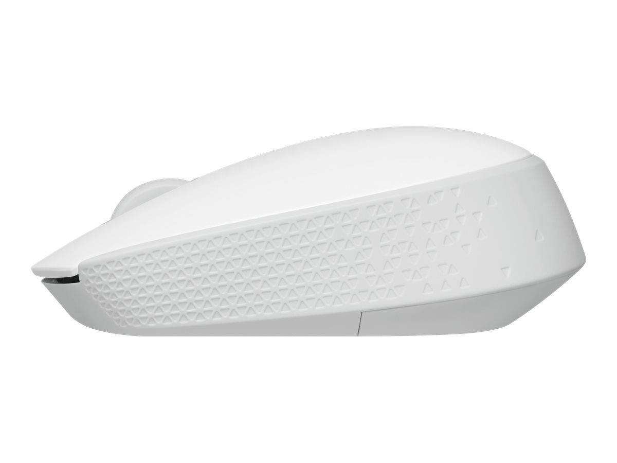 Logitech M170 Wireless Mouse, Ambidextrous, Off-white - Ratón - diestro y zurdo - óptico - 3 botones - inalámbrico - 2.4 GHz - receptor inalámbrico USB - blanco hueso-4