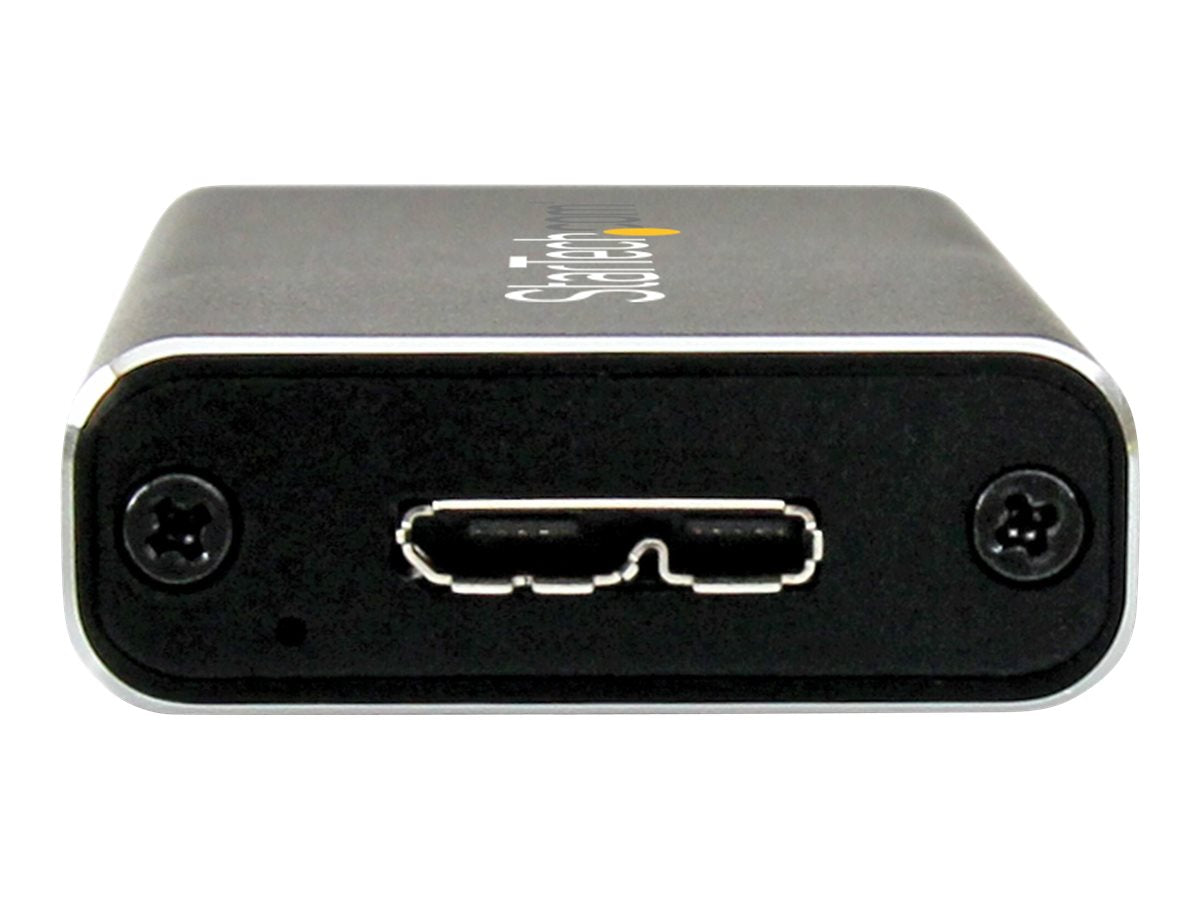 StarTech.com Adaptador SSD M.2 a USB 3.0 SuperSpeed UASP con Carcasa Protectora - Conversor NGFF de Unidad SSD - Caja de almacenamiento - M.2 - SATA 6Gb/s - USB 3.0 - negro-8