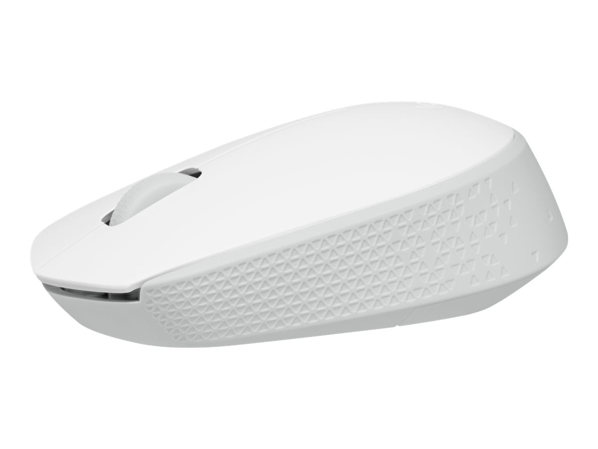 Logitech M170 Wireless Mouse, Ambidextrous, Off-white - Ratón - diestro y zurdo - óptico - 3 botones - inalámbrico - 2.4 GHz - receptor inalámbrico USB - blanco hueso-5
