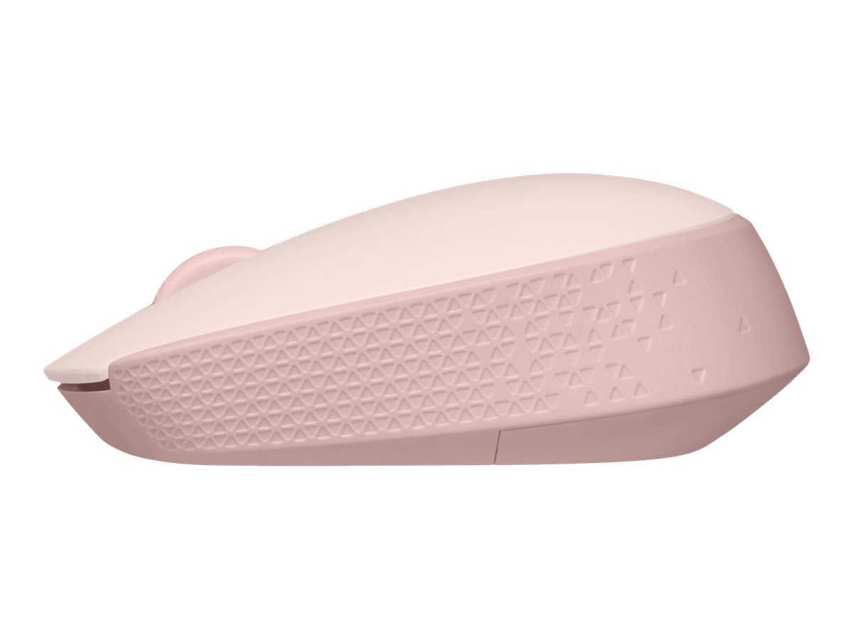 Logitech M170 Wireless Mouse, Ambidextrous, Rose - Ratón - diestro y zurdo - óptico - 3 botones - inalámbrico - 2.4 GHz - receptor inalámbrico USB - rosa-6
