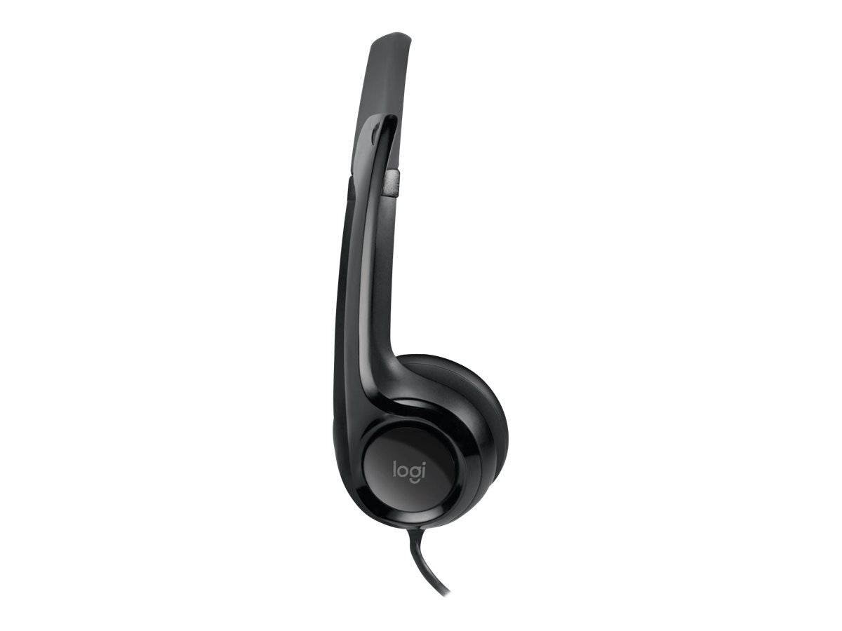 Logitech USB Headset H390 - Auricular - en oreja - cableado - USB-6