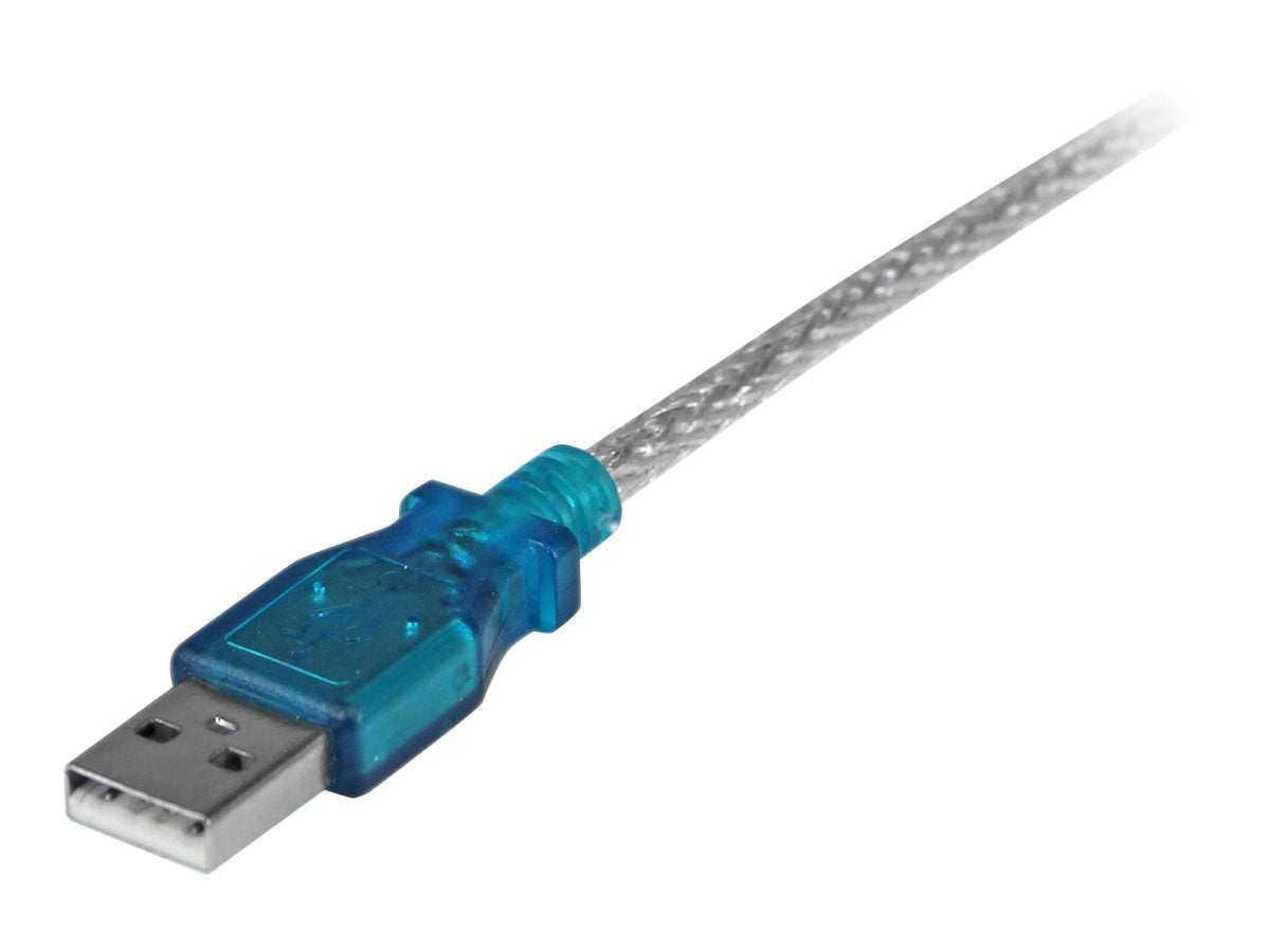 StarTech.com Cable Adaptador USB a Serie RS232 de 1 Puerto Serial DB9 - Macho a Macho - Conversor Compatible con Windows 8 - Adaptador serie - USB 2.0 - RS-232-10
