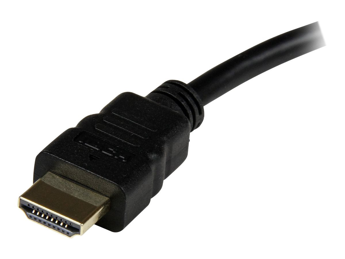 StarTech.com Adaptador Conversor de Vídeo HDMI a VGA HD15 - Cable Convertidor - 1920x1200 - 1080p - Adaptador de vídeo - HDMI macho a HD-15 (VGA) hembra - 24.5 cm - negro - compatibilidad con 1080p, activo - para P/N: DK30C2DPEPUE, DK30C2DPPDUE, DK31C3HDP-14
