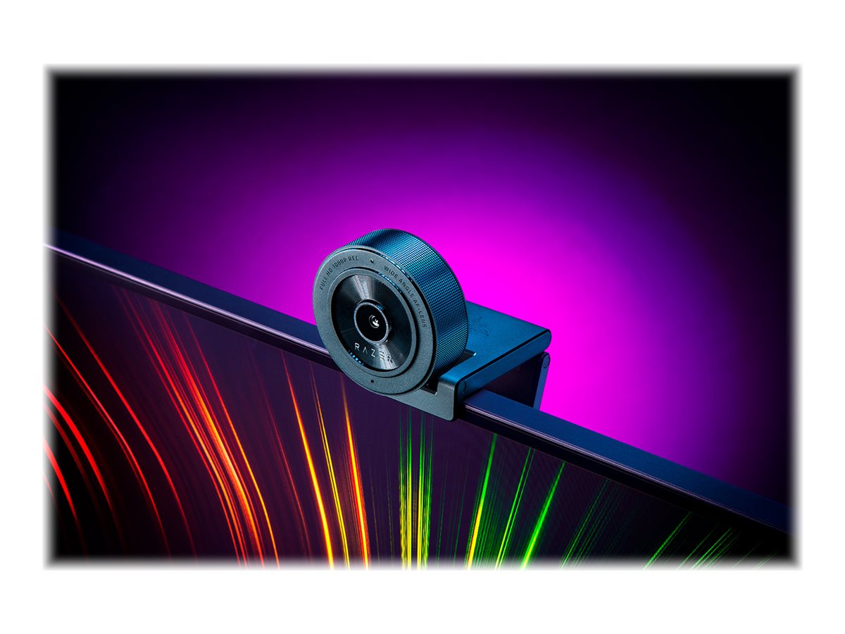 Razer Kiyo X - Webcam - color - 2,1 MP - 1920 x 1080 - audio - USB 2.0 - MJPEG, YUV2-15