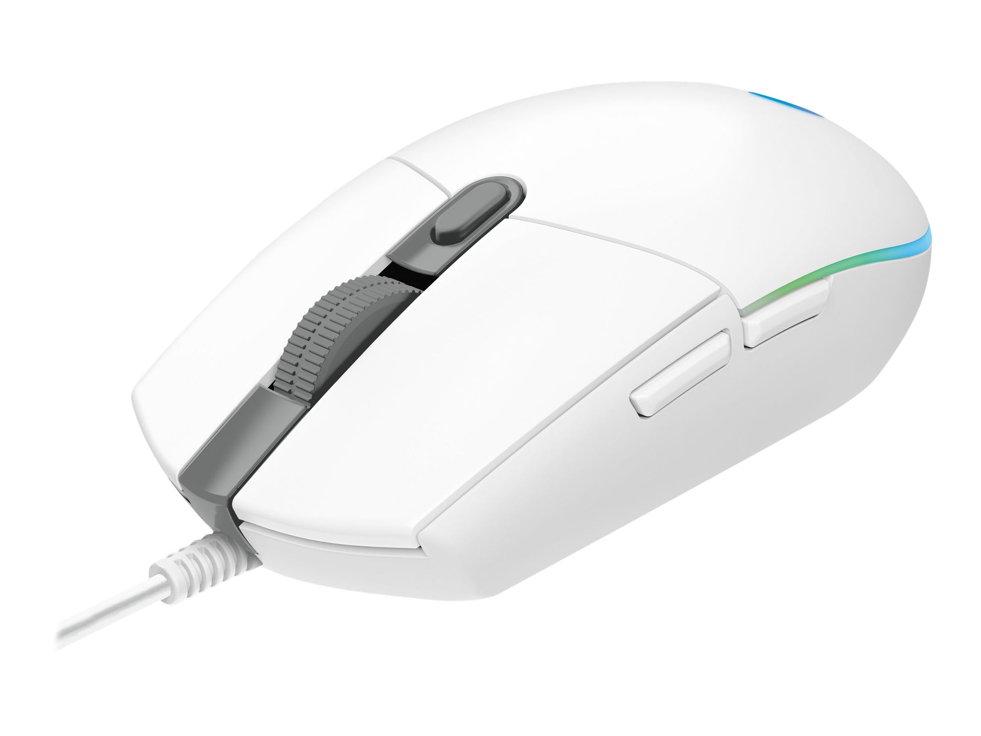 Logitech Gaming Mouse G203 LIGHTSYNC - Ratón - óptico - 6 botones - cableado - USB - blanco-3