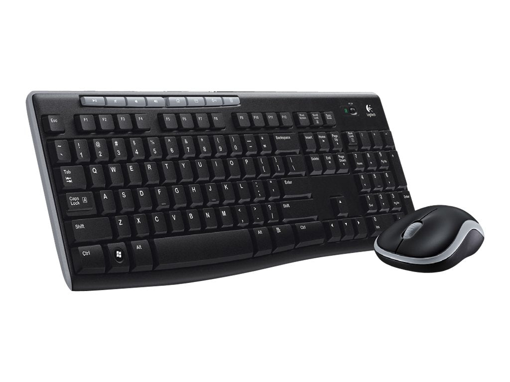 Logitech MK270 Wireless Combo - Juego de teclado y ratón - inalámbrico - 2.4 GHz - inglés - negro-7