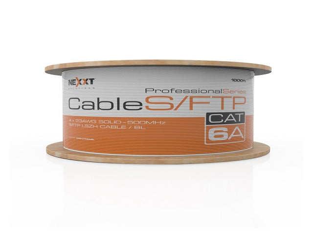 Nexxt Enterprise Cat6A S/FTP Cable 4P 23AWG LSZH 305m GR-1