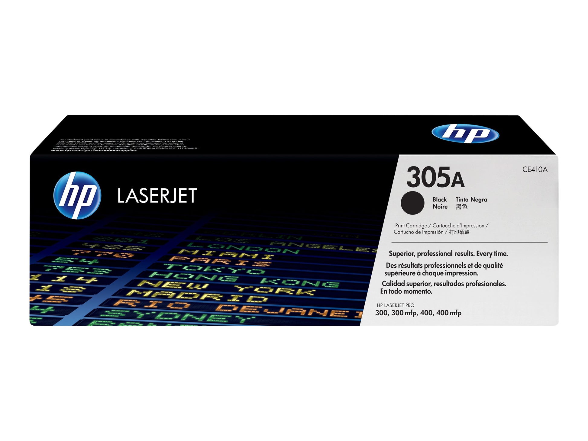HP 305A - Negro - original - LaserJet - cartucho de tóner (CE410A) - para LaserJet Pro 300 M351, 400 M451, MFP M375, MFP M475-5