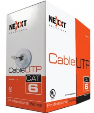 Nexxt Enterprise Cat6 U/UTP Cable 4P 23AWG CM 305m BL-1