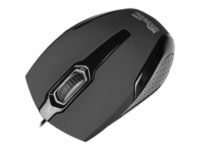 Klip Xtreme KMO-120BK - Ratón - diestro y zurdo - óptico - 3 botones - cableado - USB - negro-2