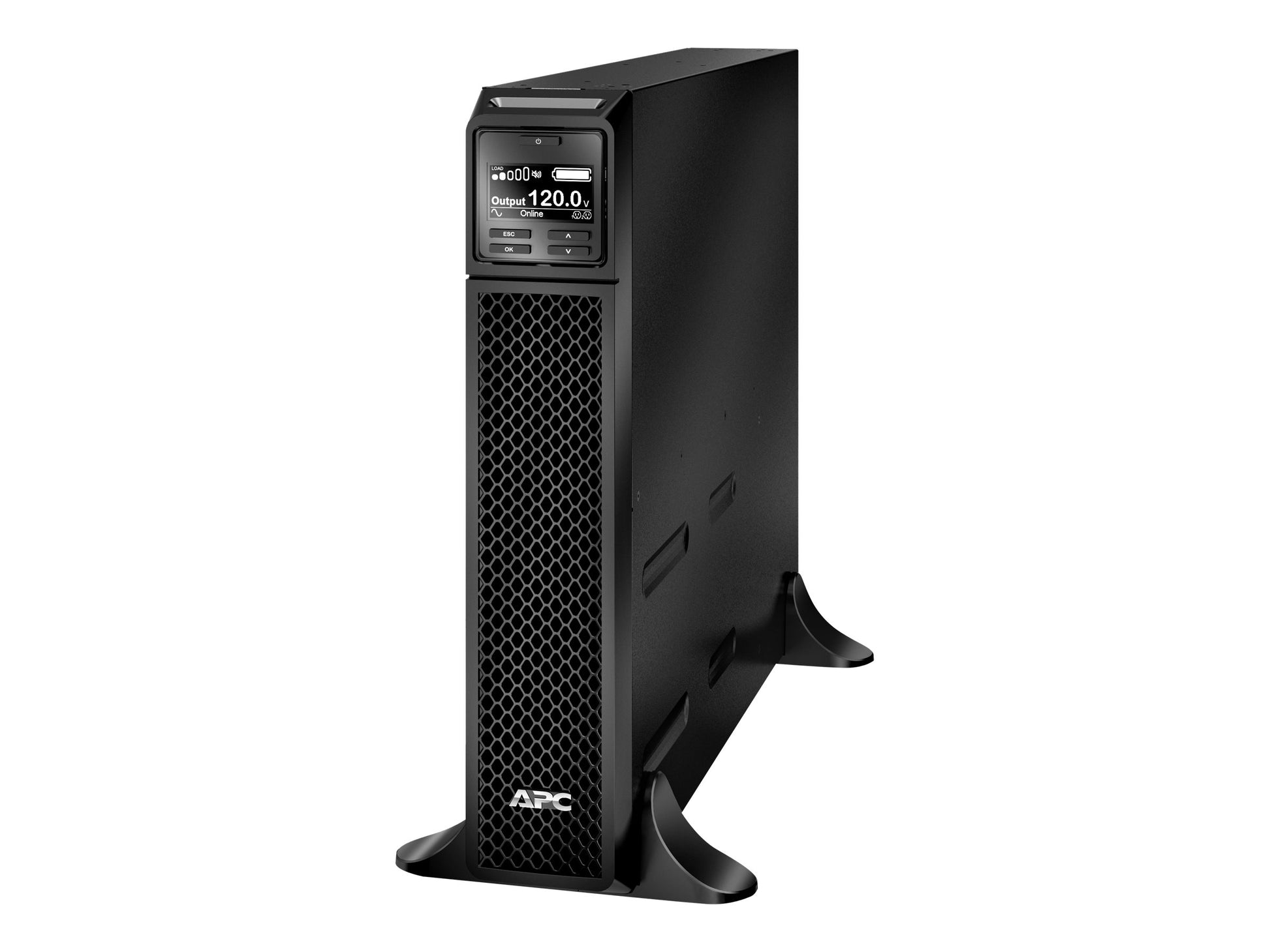 APC Smart-UPS SRT 1500VA - UPS (montaje en rack / externo) - CA 120 V - 1.35 kW - 1500 VA - RS-232, USB - conectores de salida: 6 - PFC - 2U - negro-4