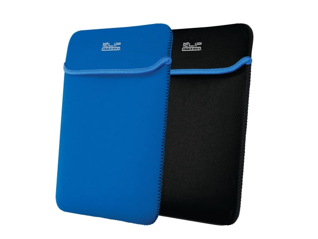 Klip Xtreme - Notebook sleeve - 14.1 in - Black blue - neoprene reversable-3