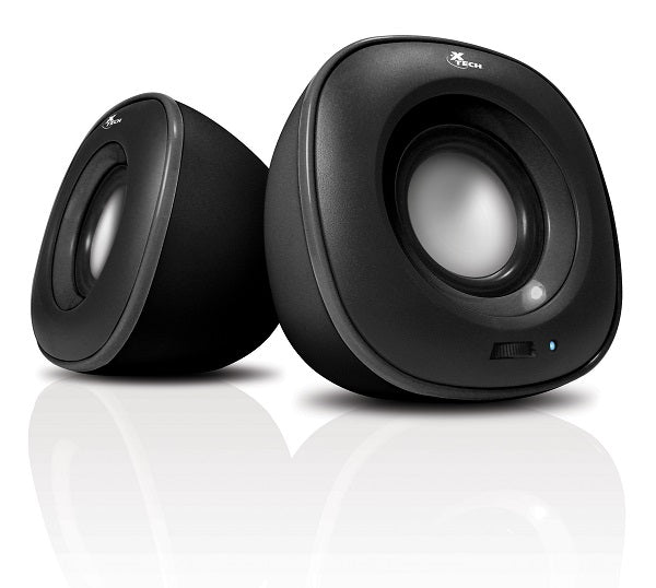 Altavoces Xtech de 2,0 canales y 6 W con cable XTS-115BK-2