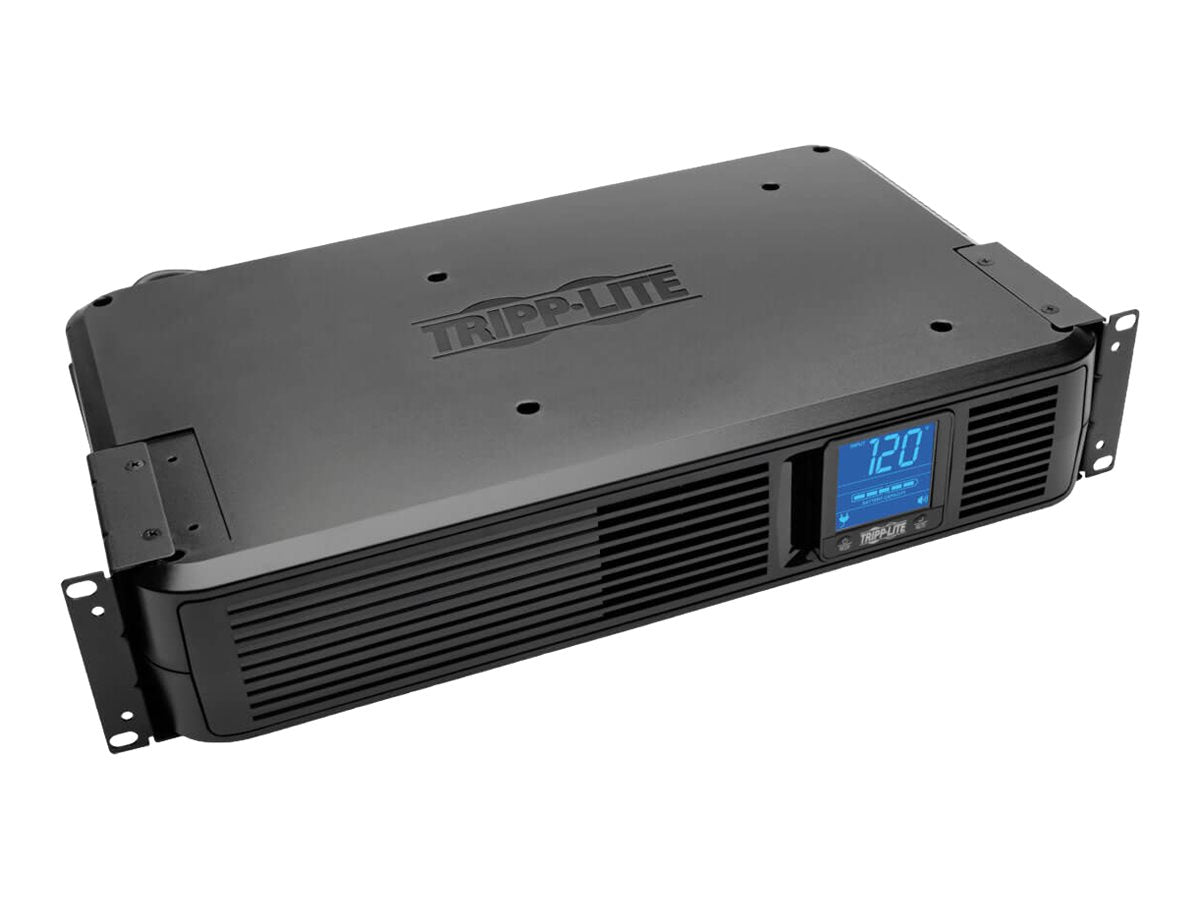 Eaton Tripp Lite Series UPS Smart LCD 1500VA 900W 120V Line-Interactive UPS - 8 Outlets, USB, DB9, 2U Rack/Tower Battery Backup - UPS - CA 120 V - 900 vatios - 1500 VA - conectores de salida: 8 - 2U - negro atractivo-13