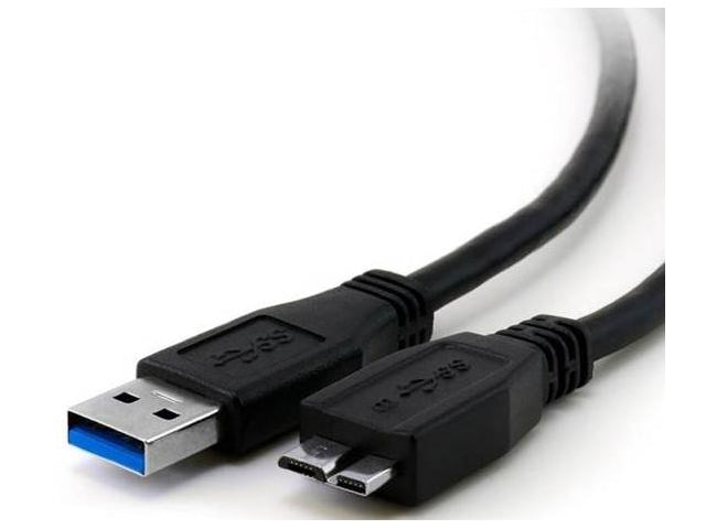 Xtech -   XTC-365 - Data cable - USB  to  Micro USB 3.0 - 91 cm - Black - 3ft for hard drives-4