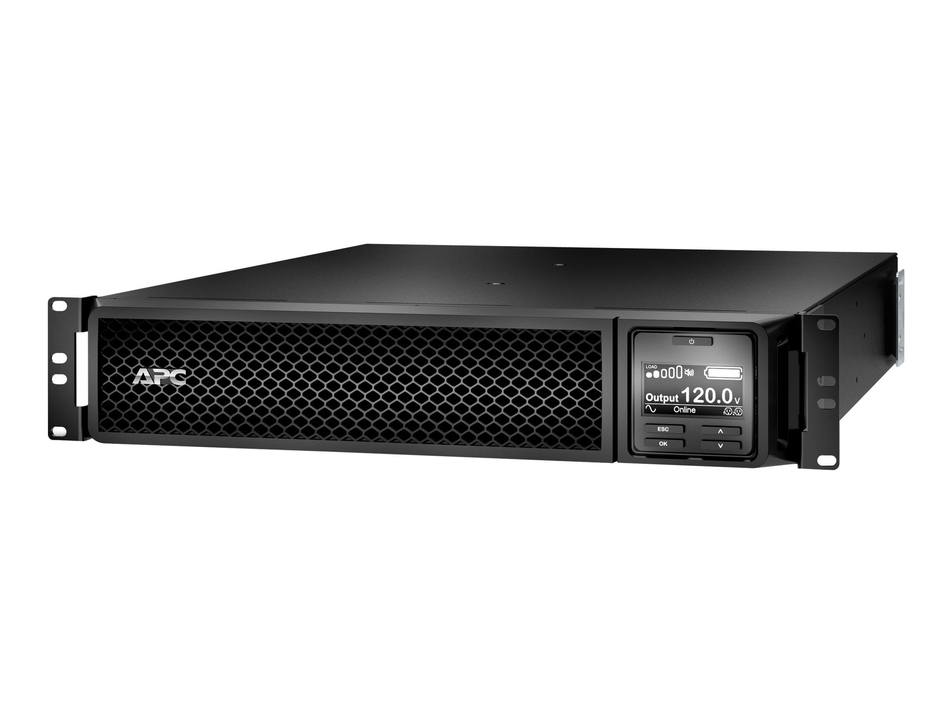 APC Smart-UPS SRT 3000VA RM - UPS (montaje en bastidor) - CA 120 V - 2700 vatios - 3000 VA - Ácido de plomo - RS-232, USB - conectores de salida: 9 - 2U - negro - para P/N: AR4024SP, AR4024SPX429, AR4024SPX431, AR4024SPX432, NBWL0356A, SMX3000HVTUS-7
