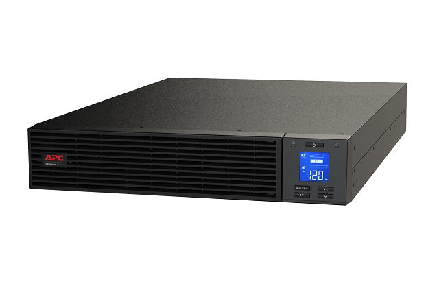 APC Easy UPS On-Line SRV3KRA - UPS (montaje en bastidor) - CA 120 V - 2400 vatios - 3000 VA - RS-232, USB - conectores de salida: 7 - 2U - 19" - con kit del riel-10