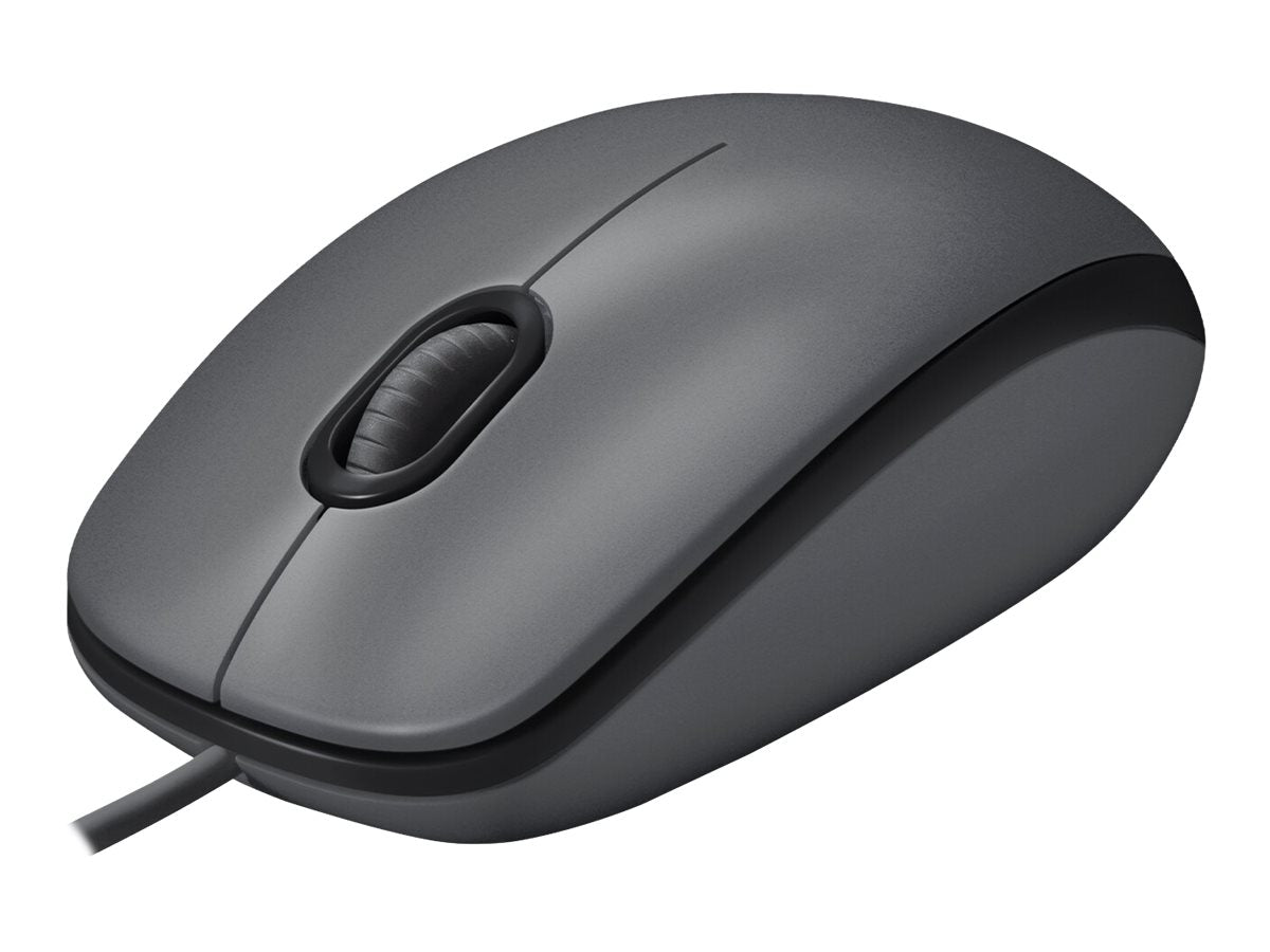 Logitech M90 - Ratón - diestro y zurdo - óptico - cableado - USB-8
