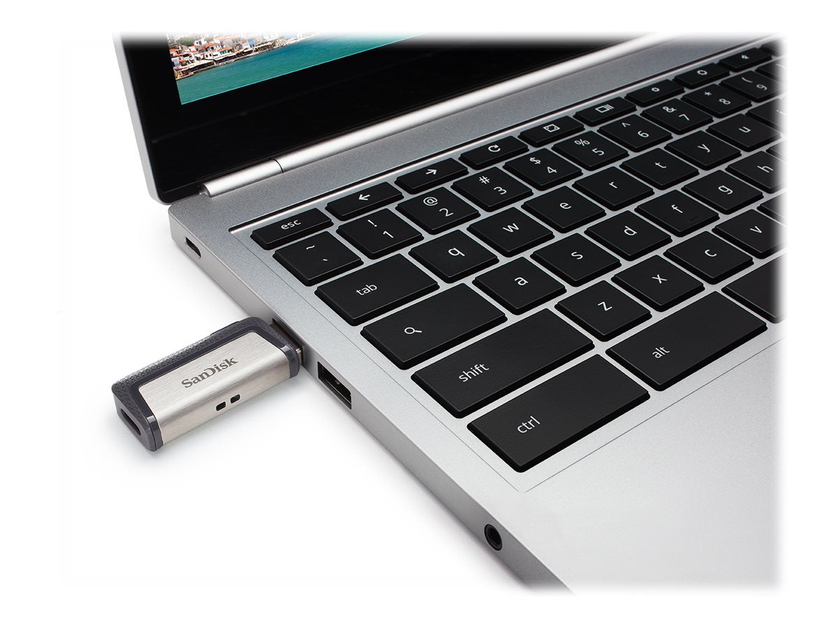 SanDisk Ultra Dual - Unidad flash USB - 32 GB - USB 3.1 / USB-C-10