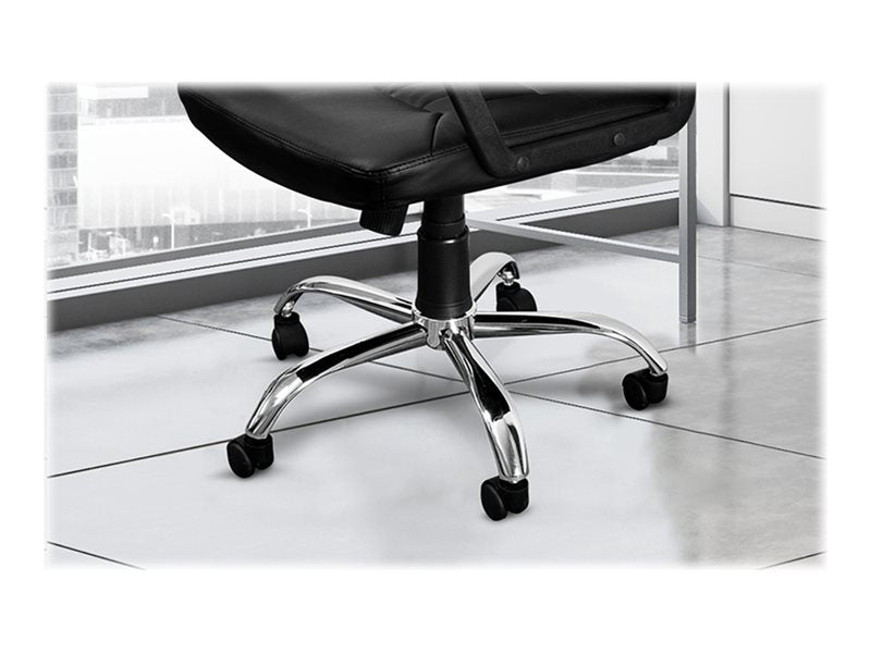 Xtech Calabria - Silla - ejecutivo - reposabrazos - inclinación - giratorio - plástico, metal, PVC, espuma, cuero sintético, contrachapado - negro-10