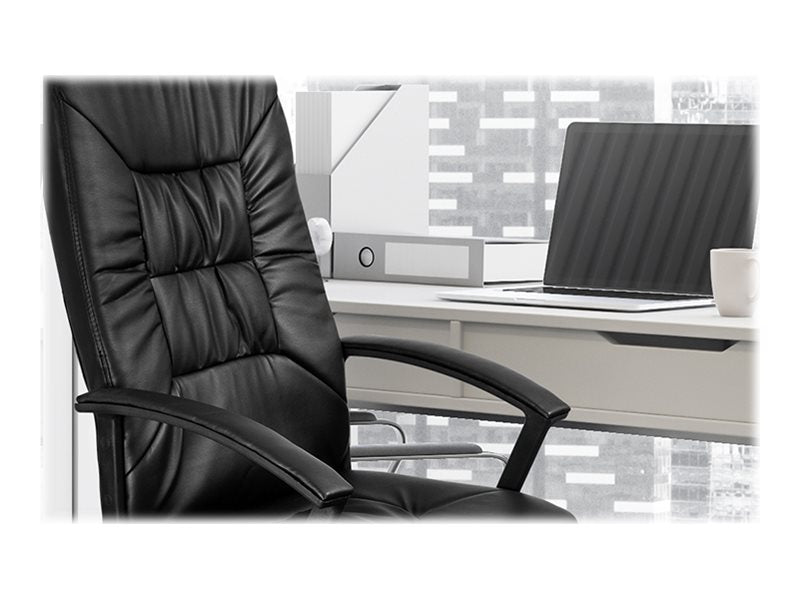 Xtech Calabria - Silla - ejecutivo - reposabrazos - inclinación - giratorio - plástico, metal, PVC, espuma, cuero sintético, contrachapado - negro-13