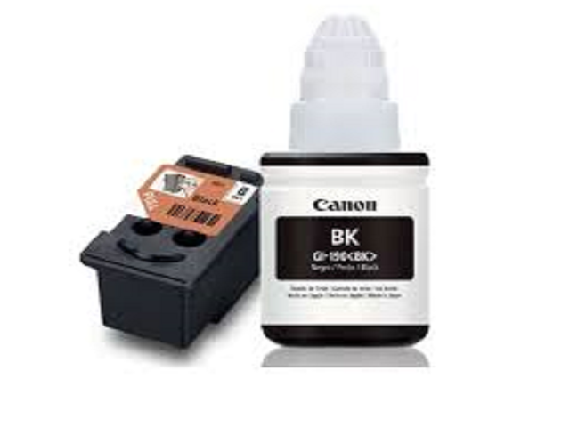 Canon - Cartucho de tinta - Negro + Botella de tinta negra-2