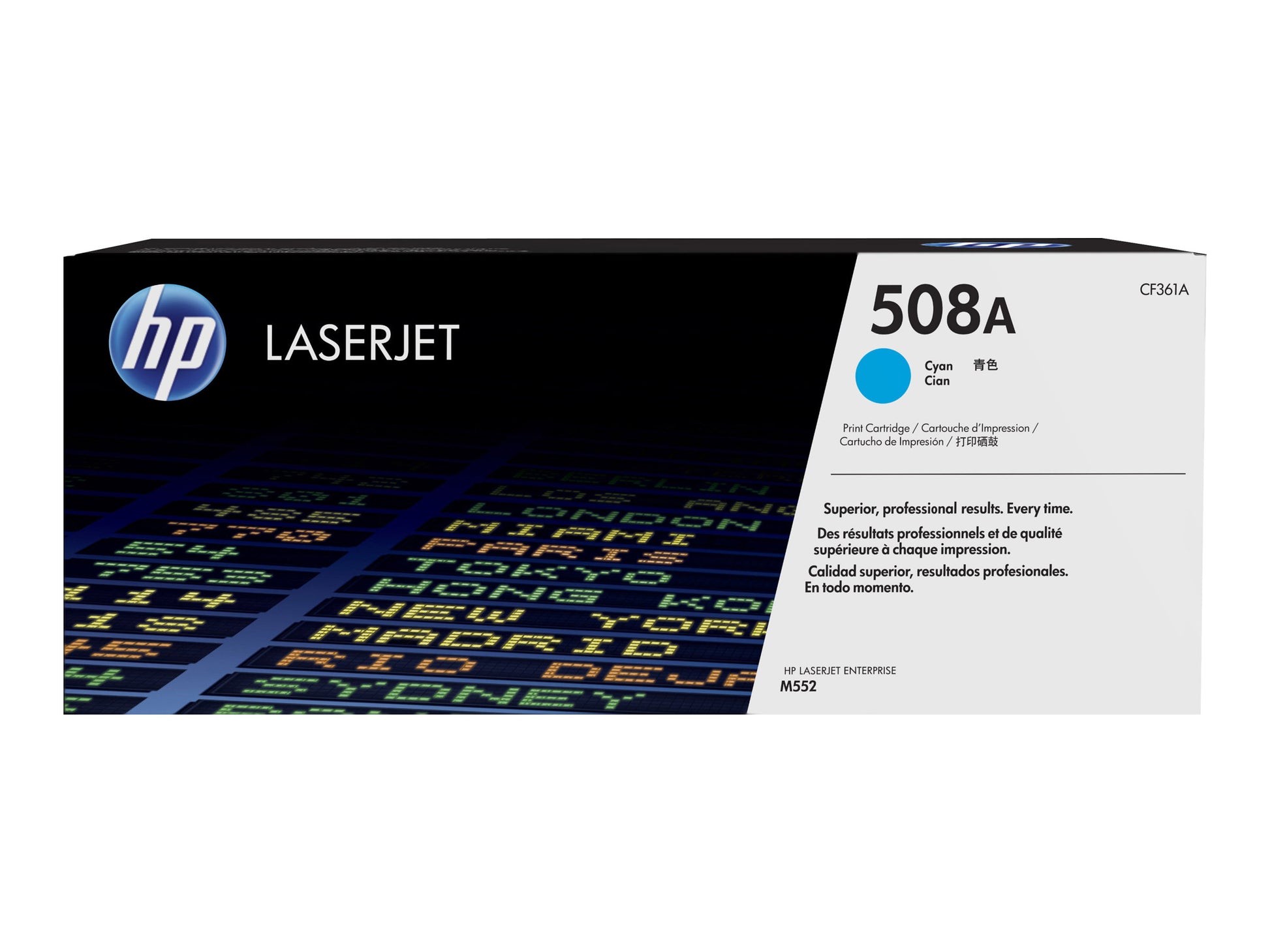 HP 508A - Cián - original - LaserJet - cartucho de tóner (CF361A) - para Color LaserJet Enterprise MFP M577; LaserJet Enterprise Flow MFP M577-3