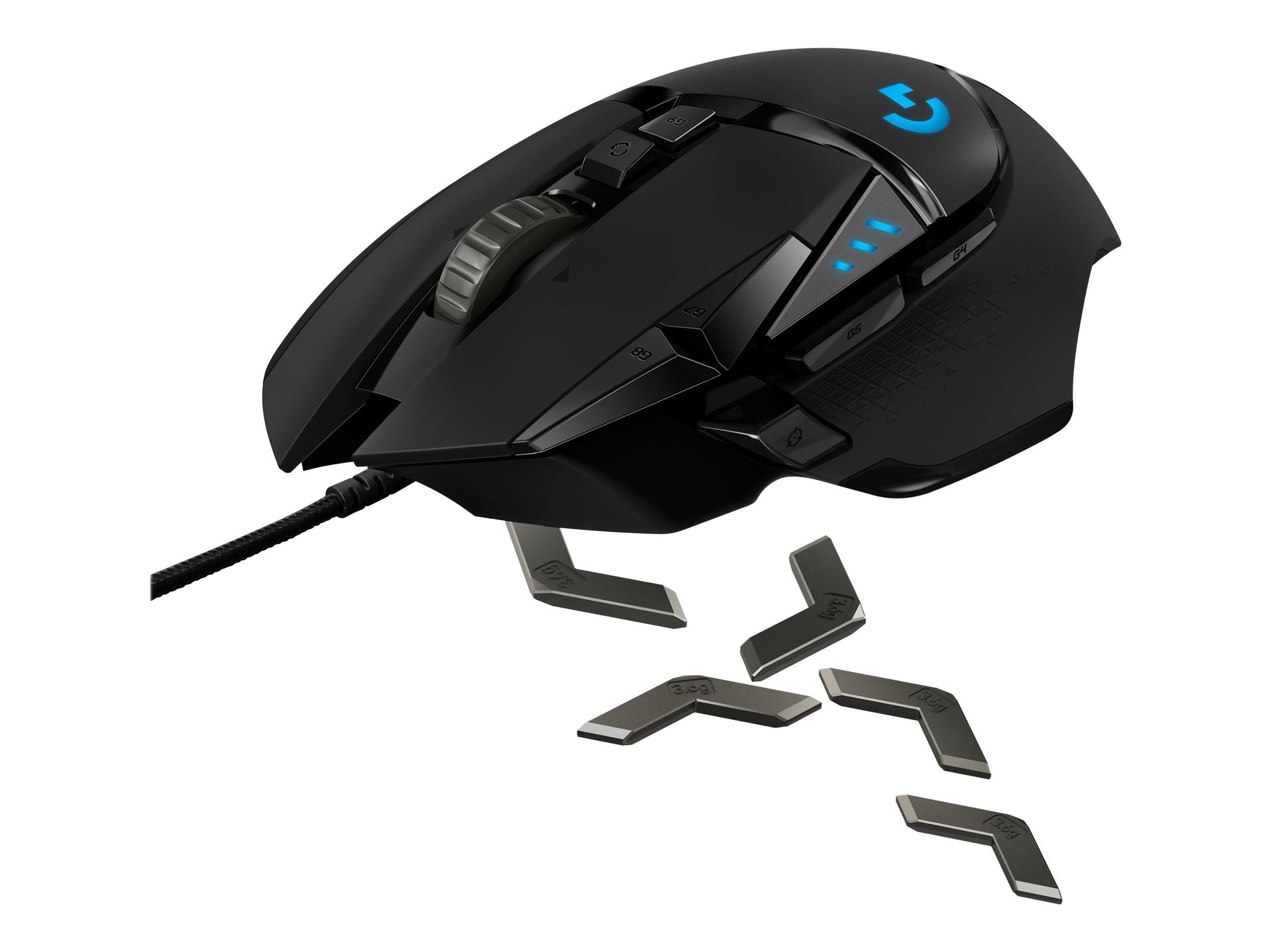 Logitech Gaming Mouse G502 (Hero) - Ratón - óptico - 11 botones - cableado - USB