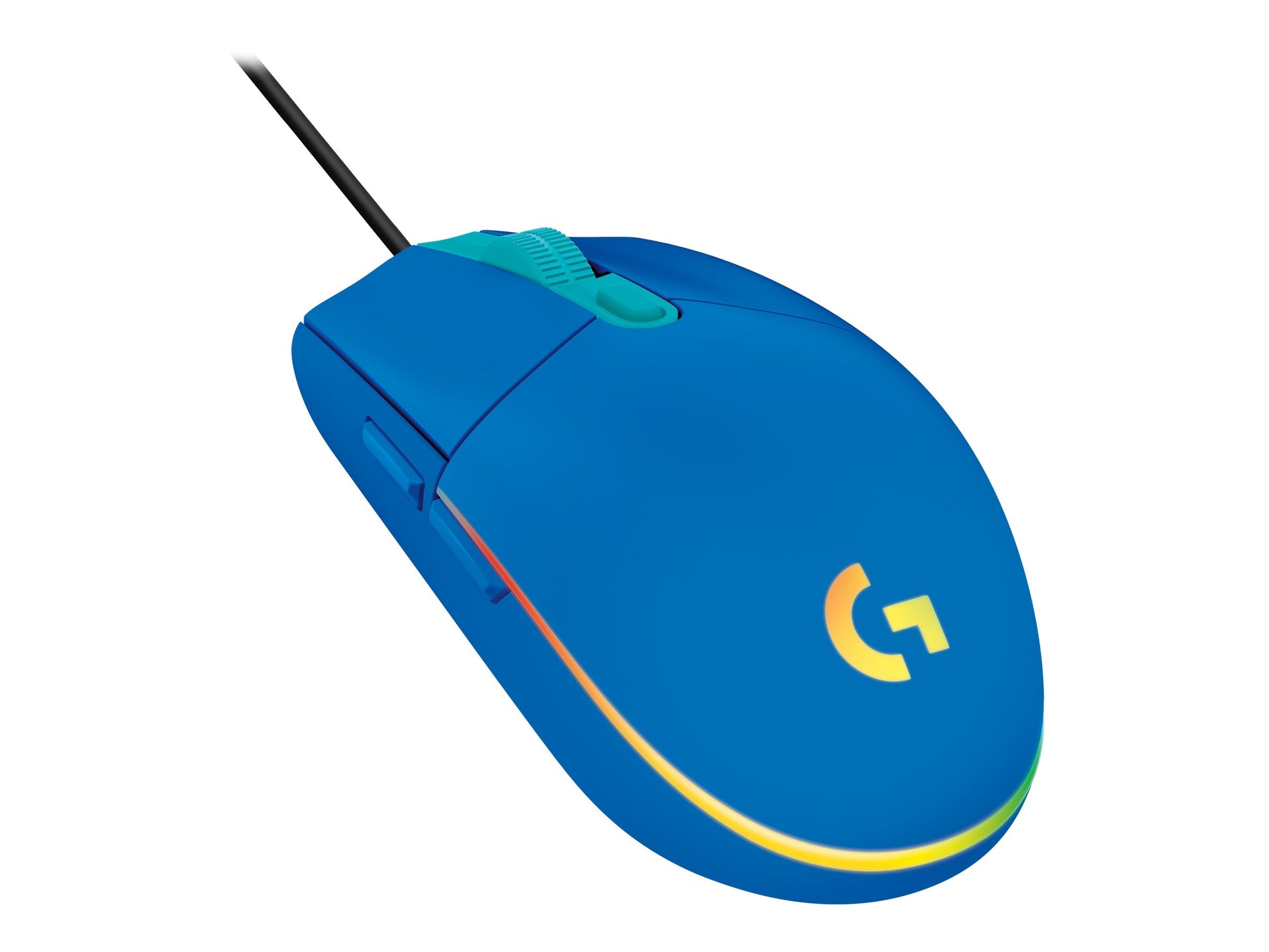 Logitech Gaming Mouse G203 LIGHTSYNC - Ratón - óptico - 6 botones - cableado - USB - azul-8