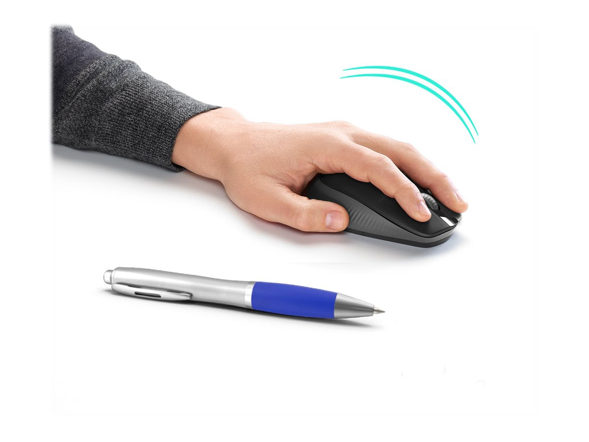 Logitech M190 - Ratón - óptico - 3 botones - inalámbrico - receptor inalámbrico USB - carbón-15