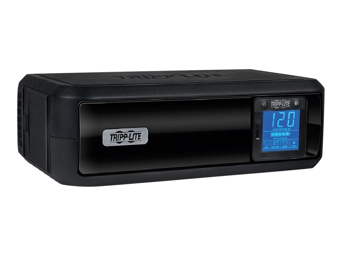 Eaton Tripp Lite Series UPS Smart 1000VA 500W Back Up Tower LCD AVR 120V USB Coax RJ45 - UPS - CA 120 V - 500 vatios - 1000 VA - conectores de salida: 8 - negro-12