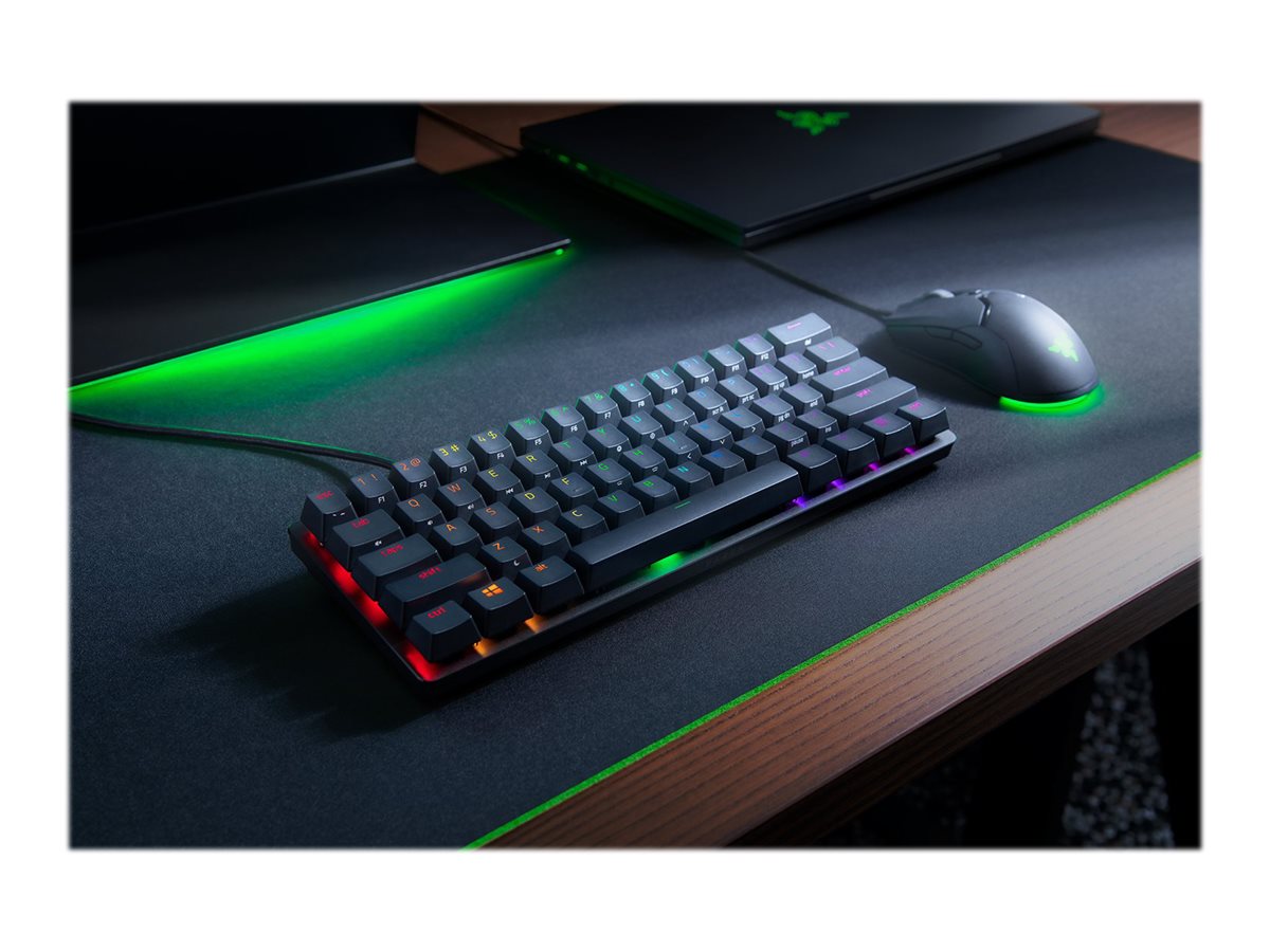 Razer Huntsman Mini - Teclado - retroiluminación - USB - EE. UU. - interruptor: Razer Linear Optical - negro-8