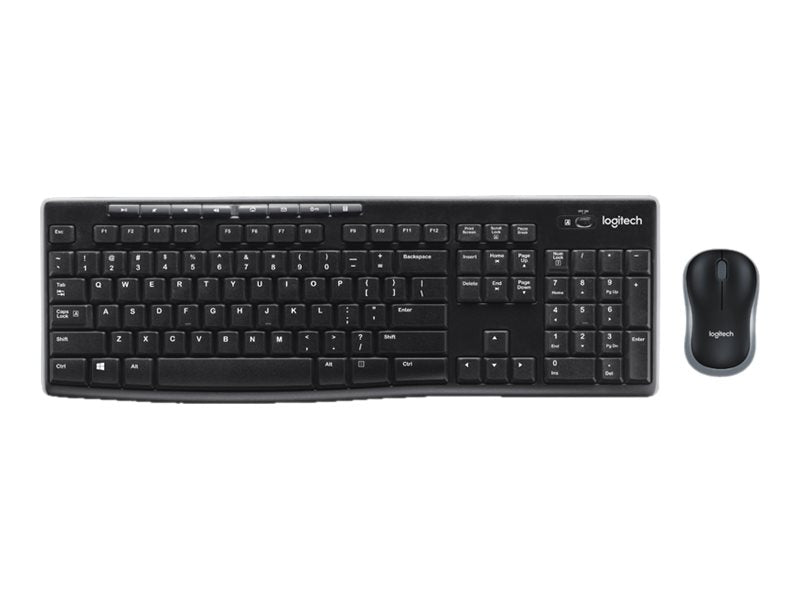 Logitech MK270 Wireless Combo - Juego de teclado y ratón - inalámbrico - 2.4 GHz - inglés - negro-9