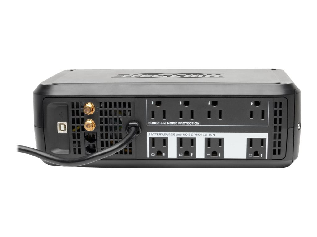 Eaton Tripp Lite Series UPS Smart 1000VA 500W Back Up Tower LCD AVR 120V USB Coax RJ45 - UPS - CA 120 V - 500 vatios - 1000 VA - conectores de salida: 8 - negro-22