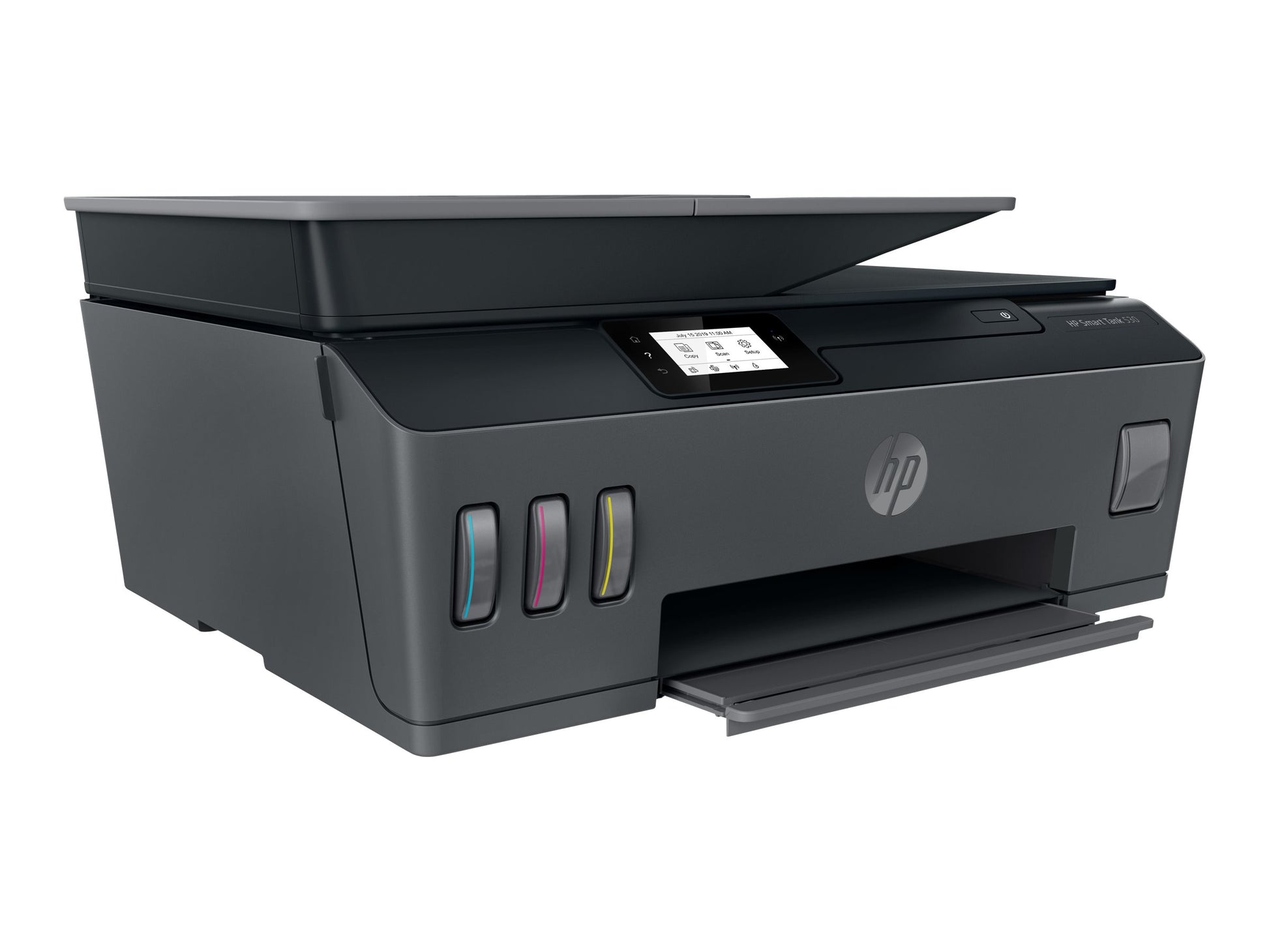 HP Smart Tank 530 - Impresora multifunción - color - chorro de tinta - Legal (216 x 356 mm) (original) - A4/Legal (material) - hasta 10 ppm (copiando) - hasta 11 ppm (impresión) - 100 hojas - USB 2.0, Wi-Fi(n), Bluetooth-10
