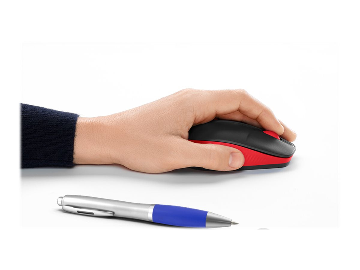 Logitech M190 - Ratón - óptico - 3 botones - inalámbrico - receptor inalámbrico USB - rojo-9