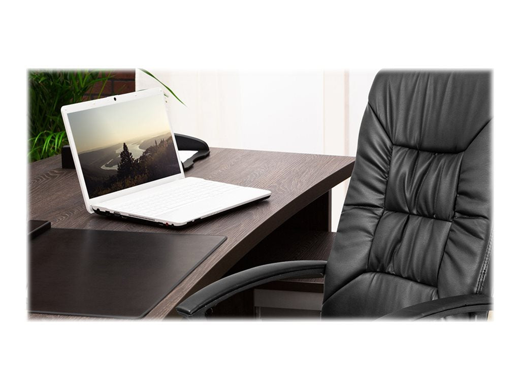 Xtech Calabria - Silla - ejecutivo - reposabrazos - inclinación - giratorio - plástico, metal, PVC, espuma, cuero sintético, contrachapado - negro-9