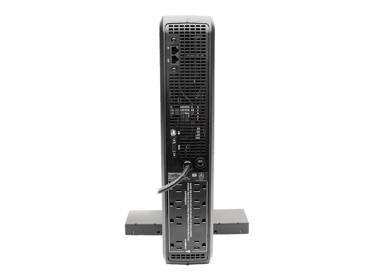 Eaton Tripp Lite Series UPS Smart LCD 1500VA 900W 120V Line-Interactive UPS - 8 Outlets, USB, DB9, 2U Rack/Tower Battery Backup - UPS - CA 120 V - 900 vatios - 1500 VA - conectores de salida: 8 - 2U - negro atractivo-11
