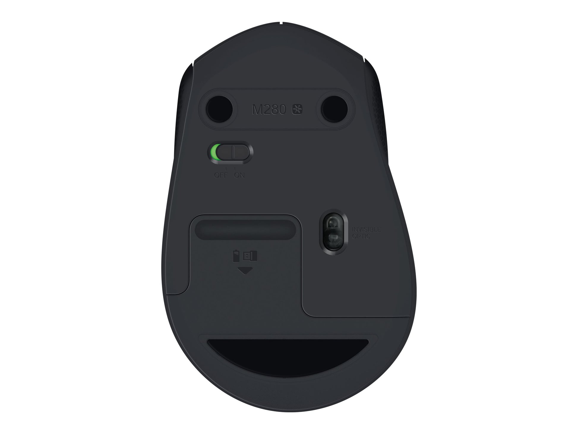 Logitech M280 - Ratón - diestro - óptico - 3 botones - inalámbrico - 2.4 GHz - receptor inalámbrico USB - negro-6