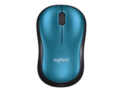 Logitech M185 - Ratón - diestro y zurdo - óptico - inalámbrico - 2.4 GHz - receptor inalámbrico USB - azul-2
