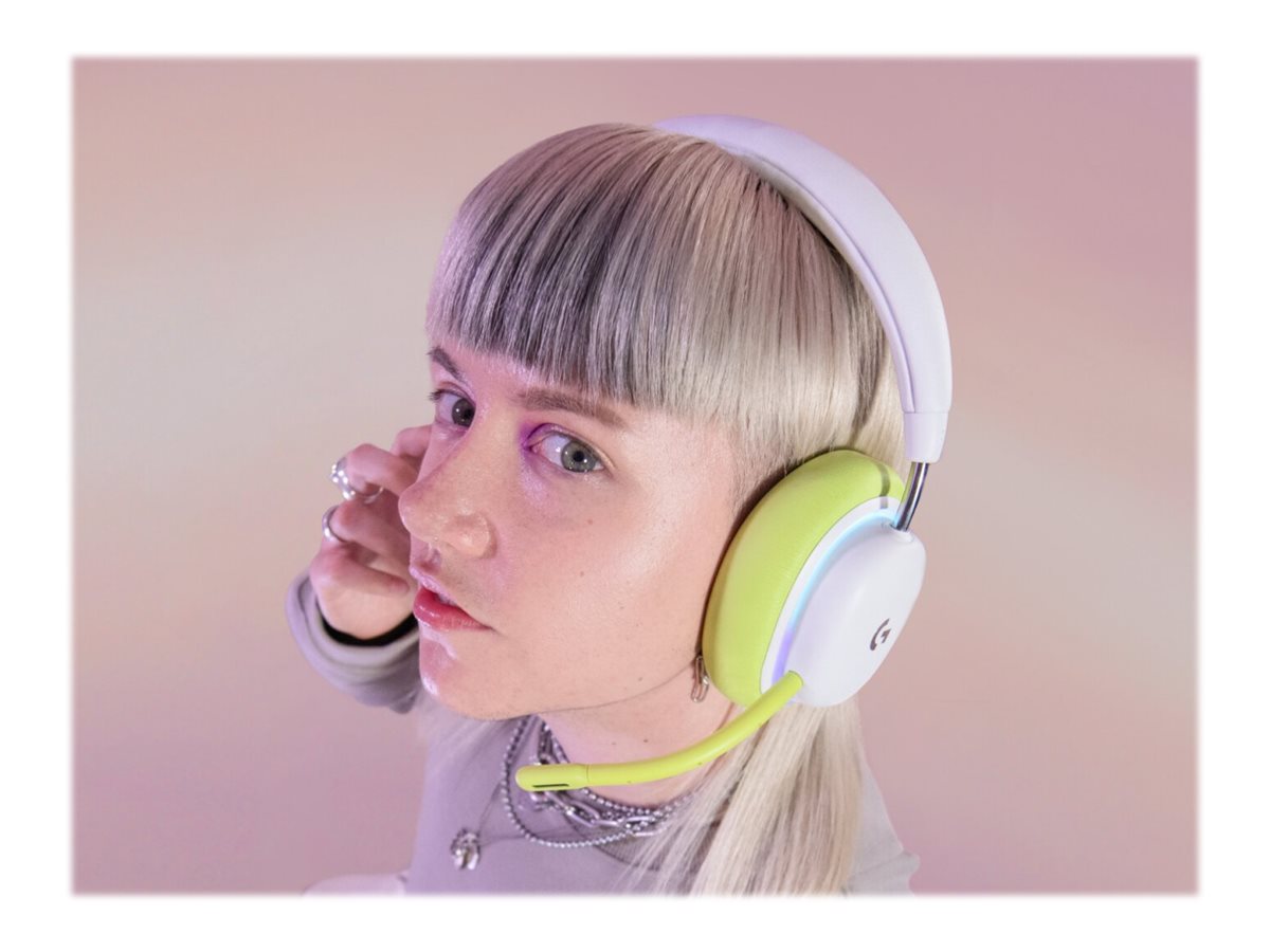 Logitech G735 Wireless Gaming Headset - White Mist - Auricular - tamaño completo - Bluetooth / LIGHTSPEED - inalámbrico - conector de 3,5 mm - niebla blanca-5