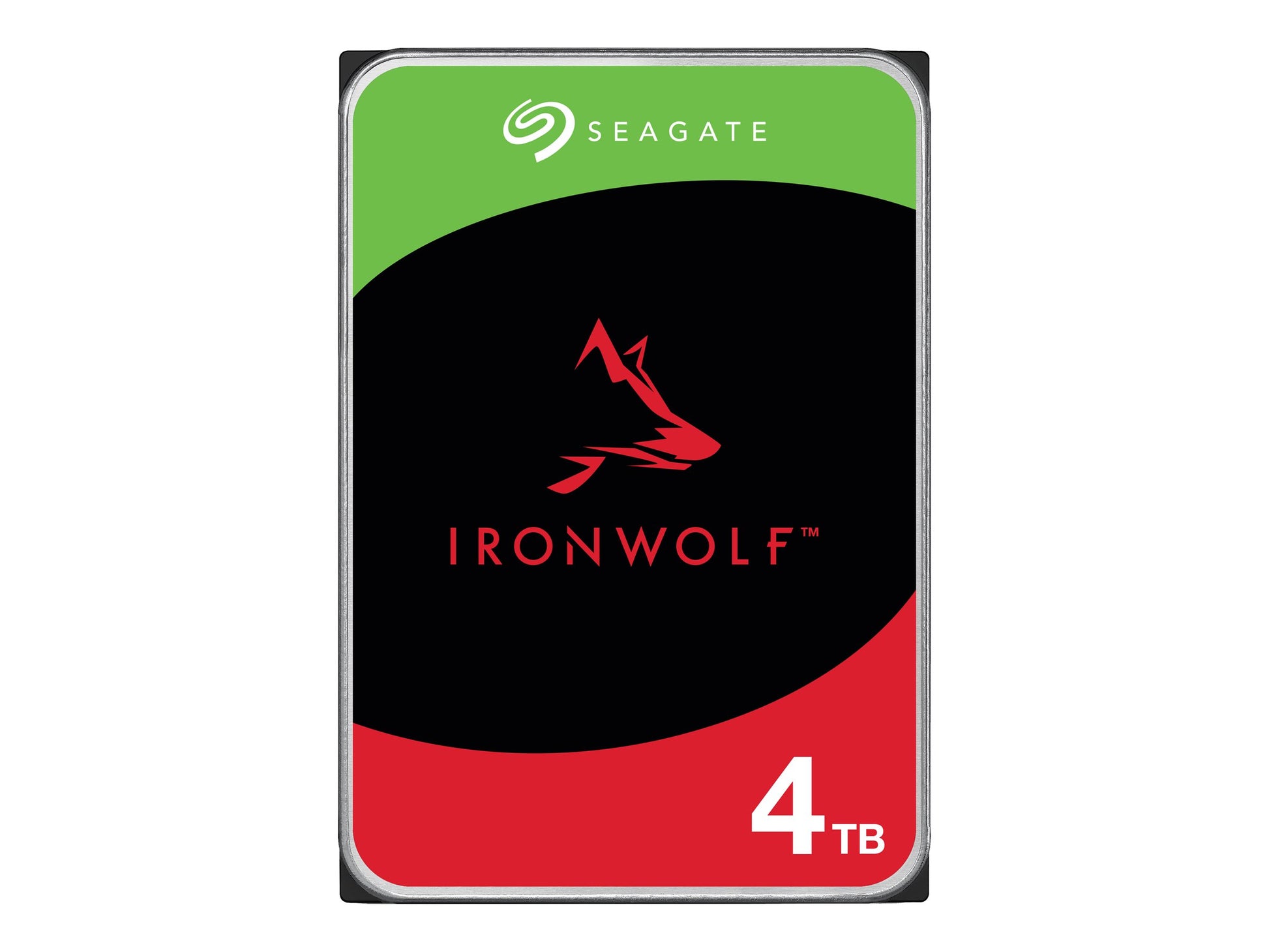 Seagate IronWolf ST4000VN006 - Disco duro - 4 TB - interno - SATA 6Gb/s - 5400 rpm - búfer: 256 MB - con Recuperación de datos Seagate Rescue de 3 años-3