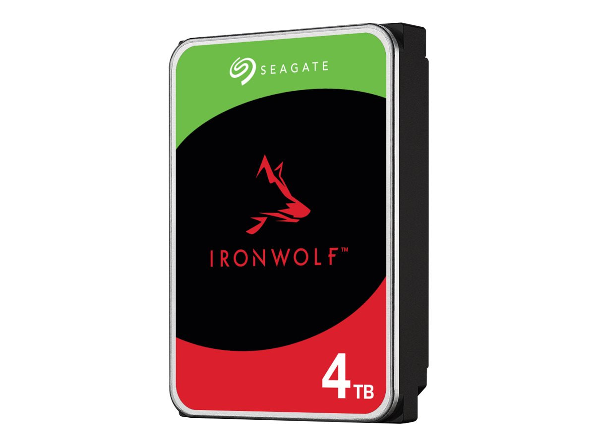 Seagate IronWolf ST4000VN006 - Disco duro - 4 TB - interno - SATA 6Gb/s - 5400 rpm - búfer: 256 MB - con Recuperación de datos Seagate Rescue de 3 años-8