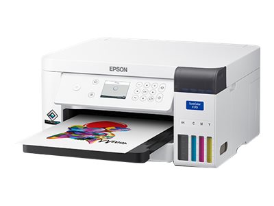 Epson SureColor F170 - Impresora - color - sublmación de color - rellenable - 216 x 1199 mm - 1200 x 600 ppp - capacidad: 150 hojas - USB 2.0, Wi-Fi(n), LAN-8