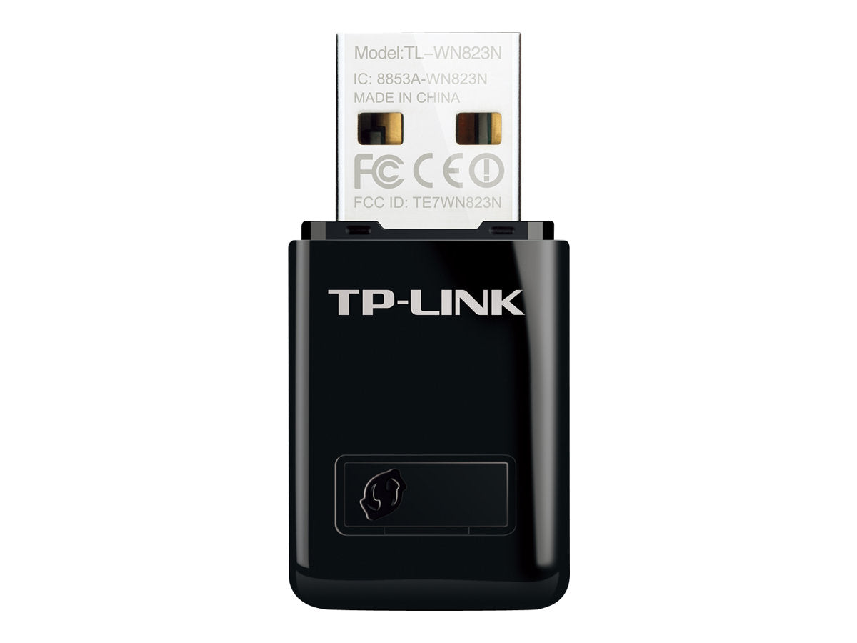 TP-Link TL-WN823N - Adaptador de red - 802.11b/g/n - Velocidad 300 Mbps a 2.4 GHz-USB 2.0-Botón WPS-3