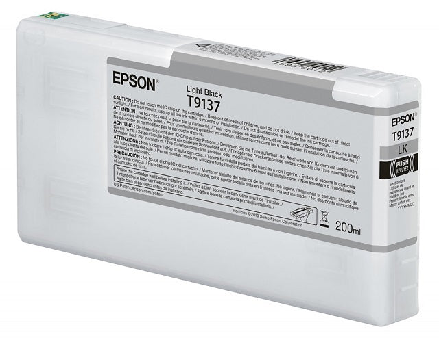Epson T913 - 200 ml - negro claro claro - original - cartucho de tinta - para SureColor P5000, SC-P5000-3