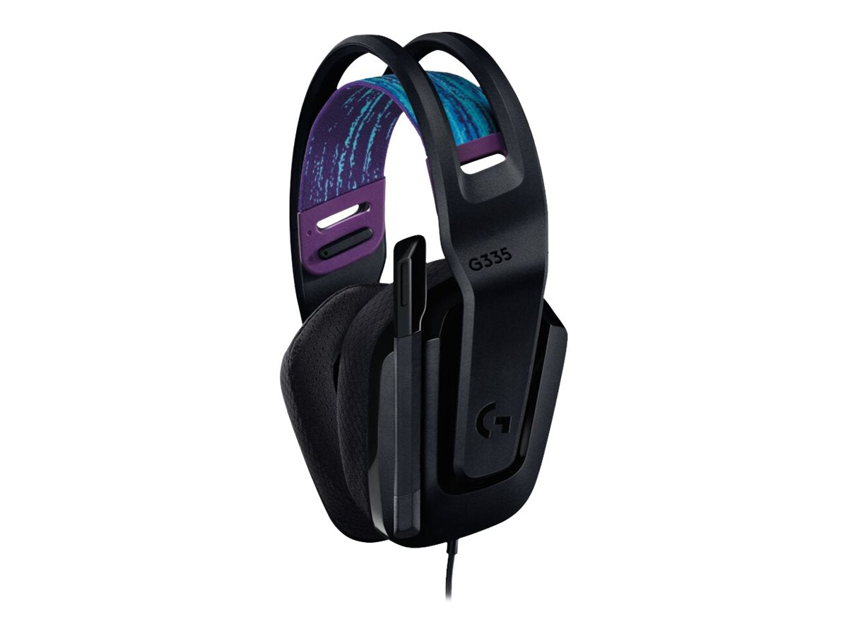 Logitech G G335 Wired Gaming Headset - Auricular - tamaño completo - cableado - conector de 3,5 mm - negro - certificado Discord-5