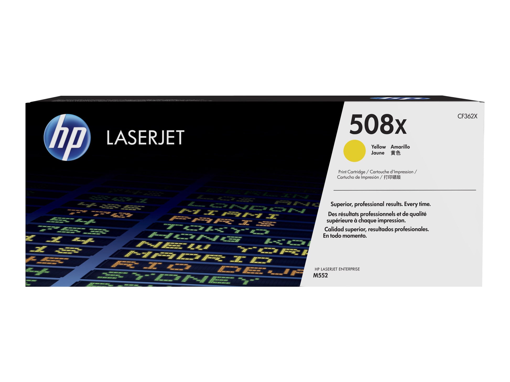 HP 508X - Alto rendimiento - amarillo - original - LaserJet - cartucho de tóner (CF362X) - para Color LaserJet Enterprise MFP M577; LaserJet Enterprise Flow MFP M577-1