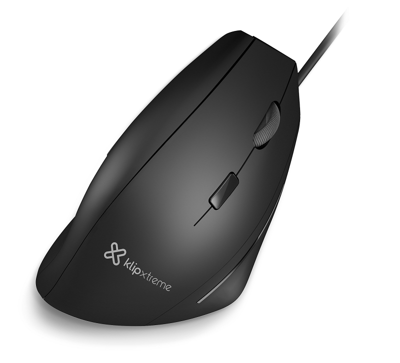 Klip Xtreme - Mouse - USB - Wired - Black - Ultra ergonomic-3